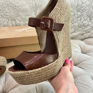 Christian Louboutin Praia wedge espadrilles 38 8
